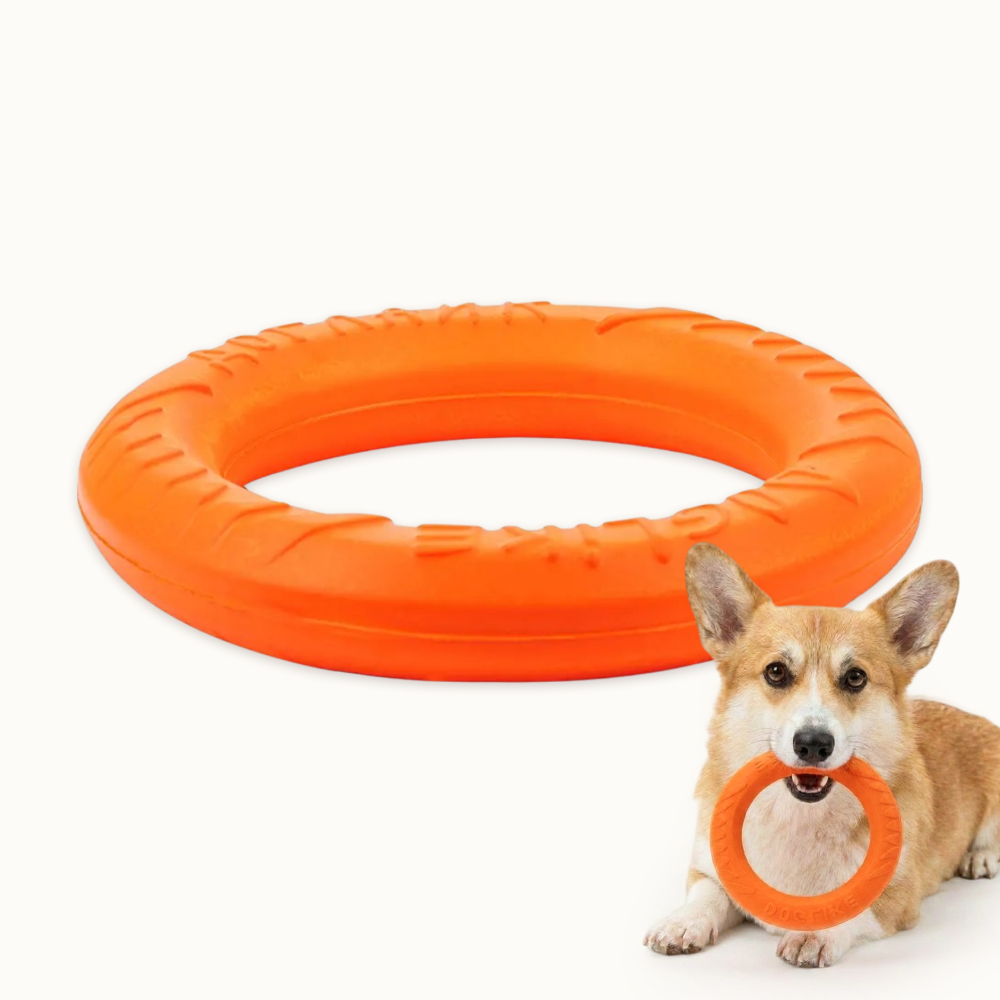 Pet hobby Игрушка для собак Кольцо малое TugAndTwist, диаметр 20 см, оранжевое