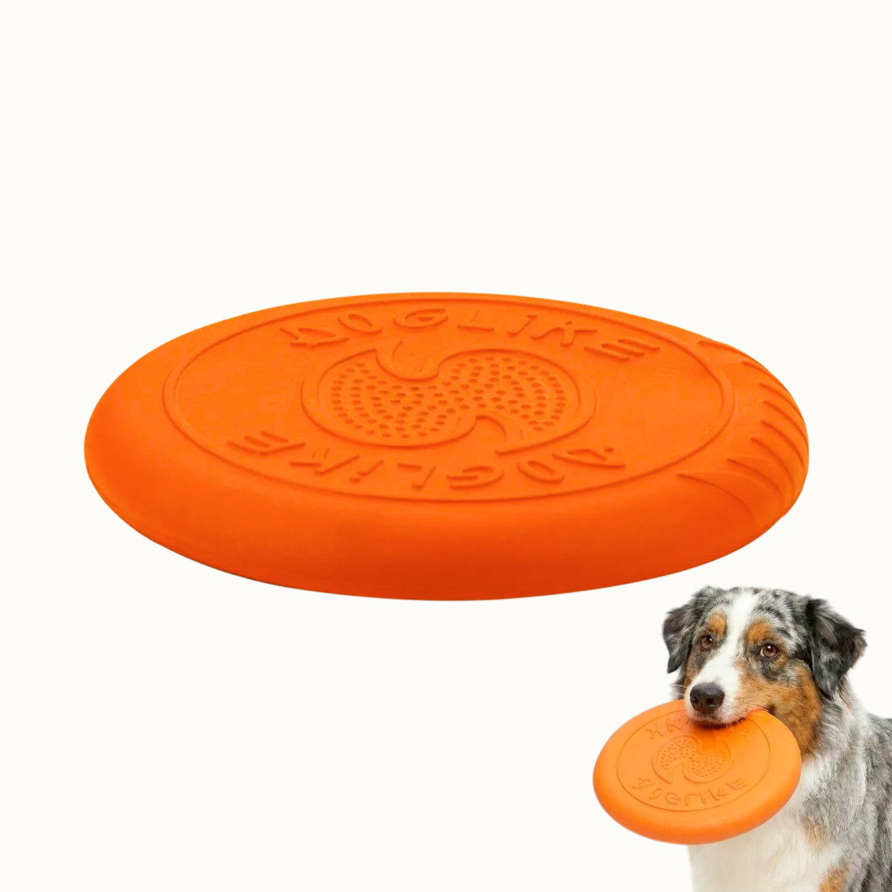 Pet hobby Игрушка для собак Тарелка летающая, 22 см, оранжевый