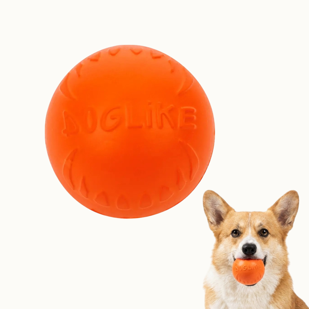 Pet hobby Игрушка для собак Мяч, 6,5 см, оранжевый