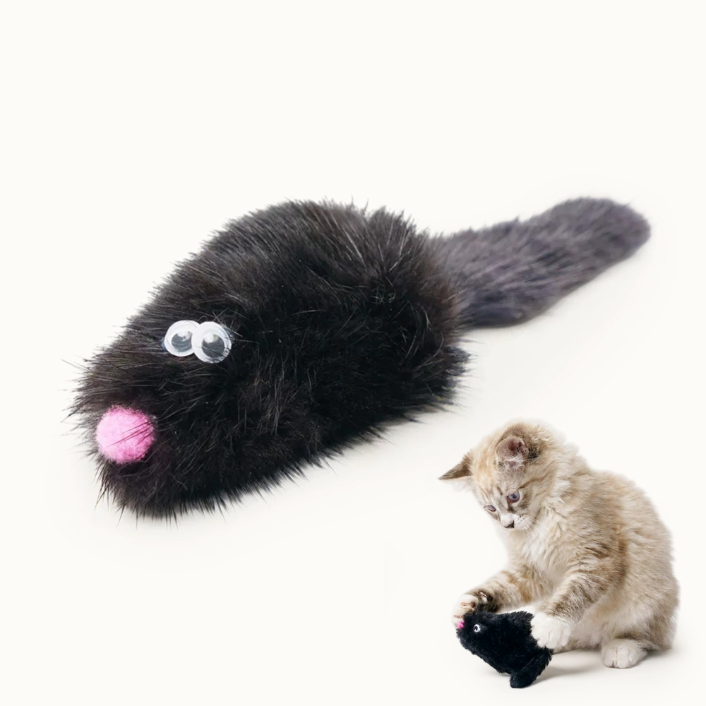 

Pet hobby Игрушка из натуральной норки для кошек Мышь, Разноцветный