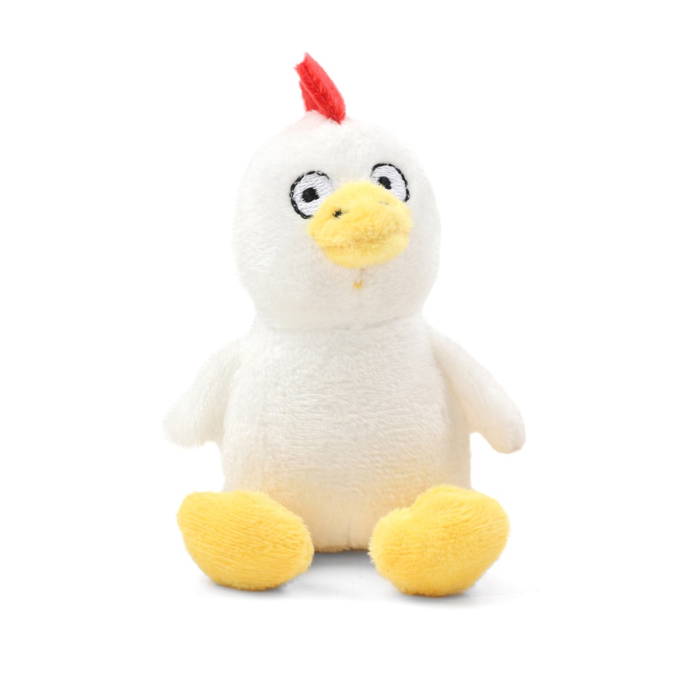 GiGwi GiGwi PLUSH FRIENDZ Игрушка мягкая для собак Петушок с пищалкой, 12 см