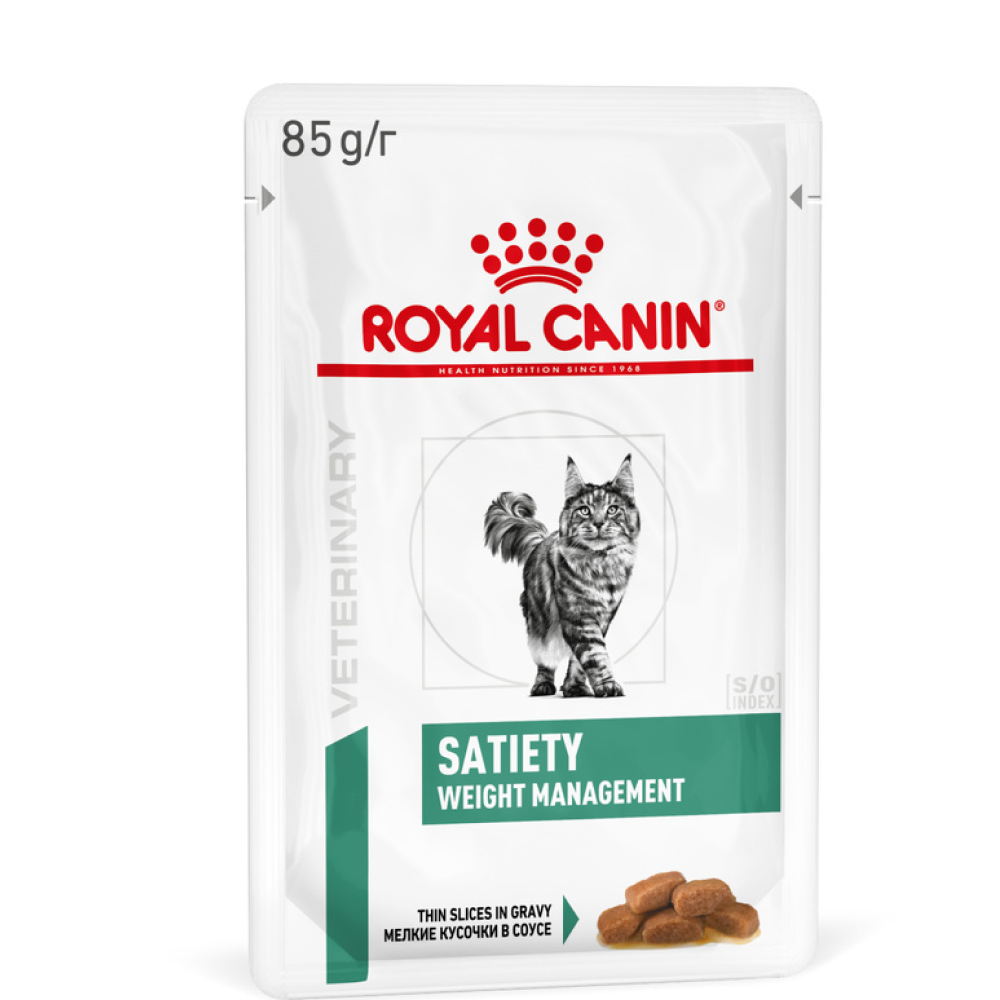 

Royal Canin Satiety weight management Влажный корм (пауч) для кошек для поддержания или снижения веса, 85 гр.