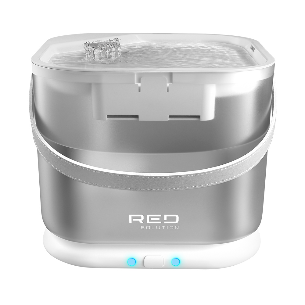RED SOLUTION Поилка автоматическая для кошек и собак RFP31S, 2,9 л, 19x20,5x16,5 см, серый