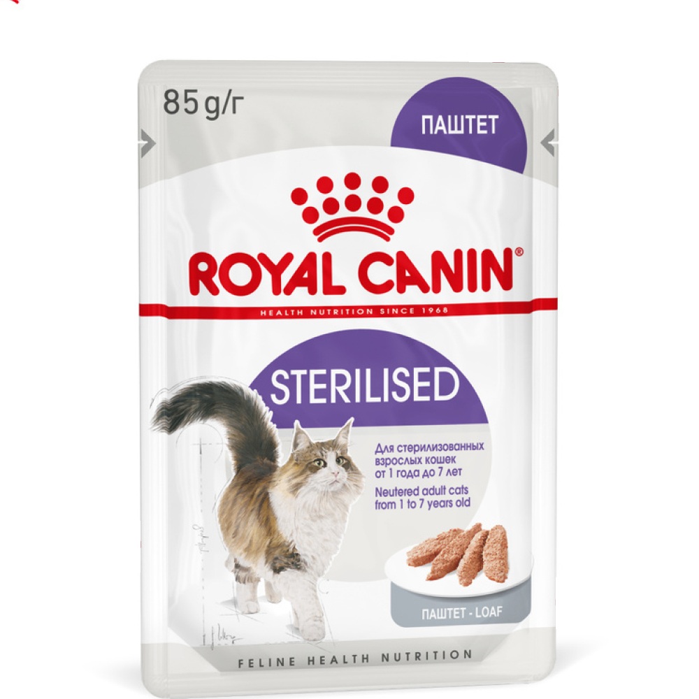 Royal Canin Влажный корм для взрослых стерилизованных кошек в возрасте старше 12 месяцев, 85 гр