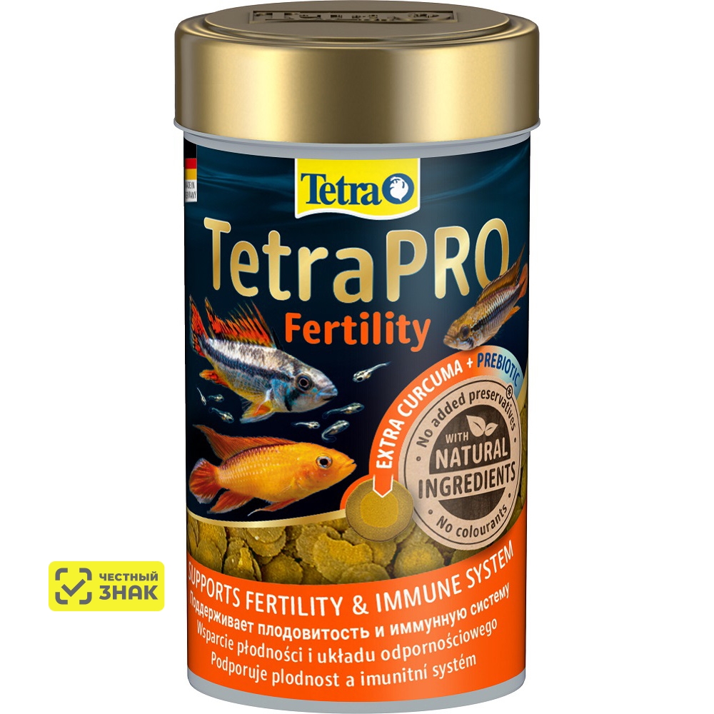 Tetra TetraPro Fertility Корм с куркумой для поддержания репродуктивных функций рыб, 100 мл