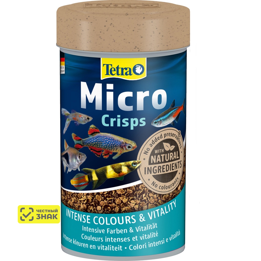 Tetra Micro Crisps корм для мелких видов рыб (100 мл.)