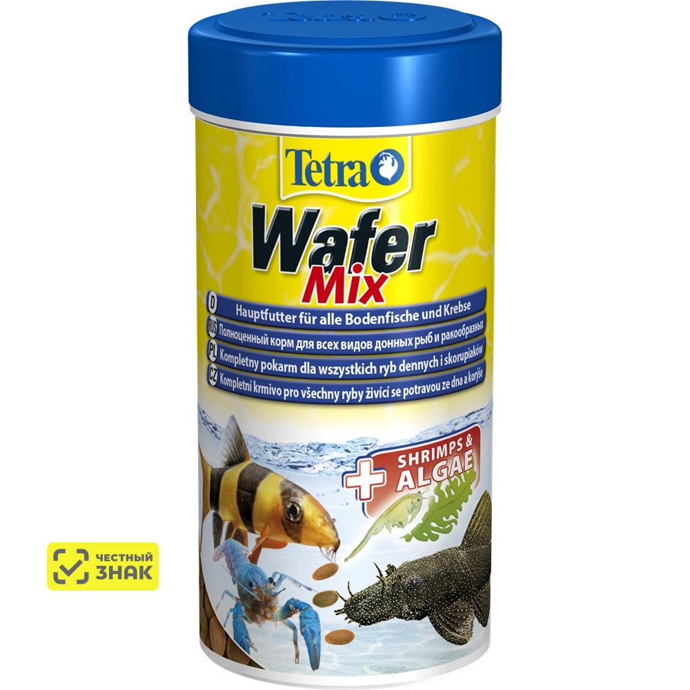 Tetra WaferMix Корм в таблетках для рыб, 250 мл