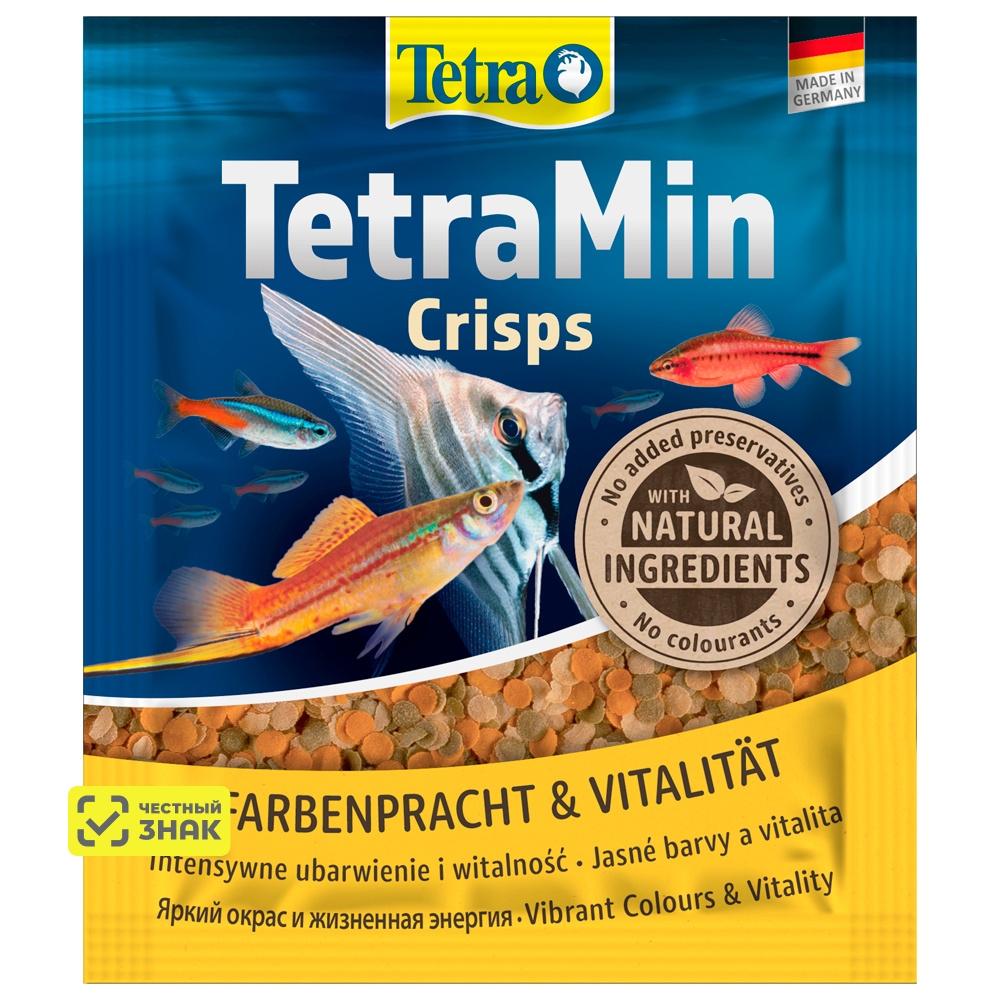 Tetra Min Crisps корм для рыб в чипсах, 12 г
