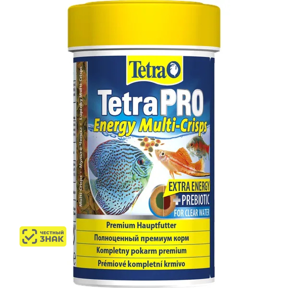 Tetra Pro Energy корм для рыб для окраса в виде чипсов, 100 мл
