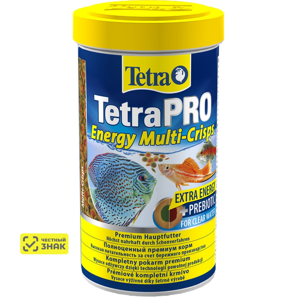 Tetra Pro Energy корм для рыб в чипсах, 500 мл