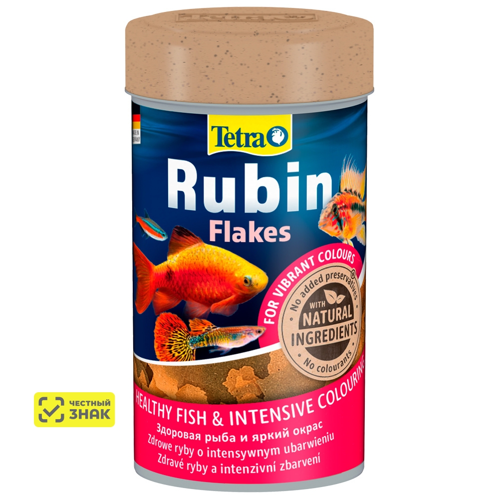 Tetra Rubin корм для рыб хлопья для окраса