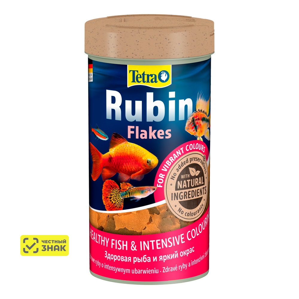 Tetra Rubin корм для рыб в хлопьях, 250 мл