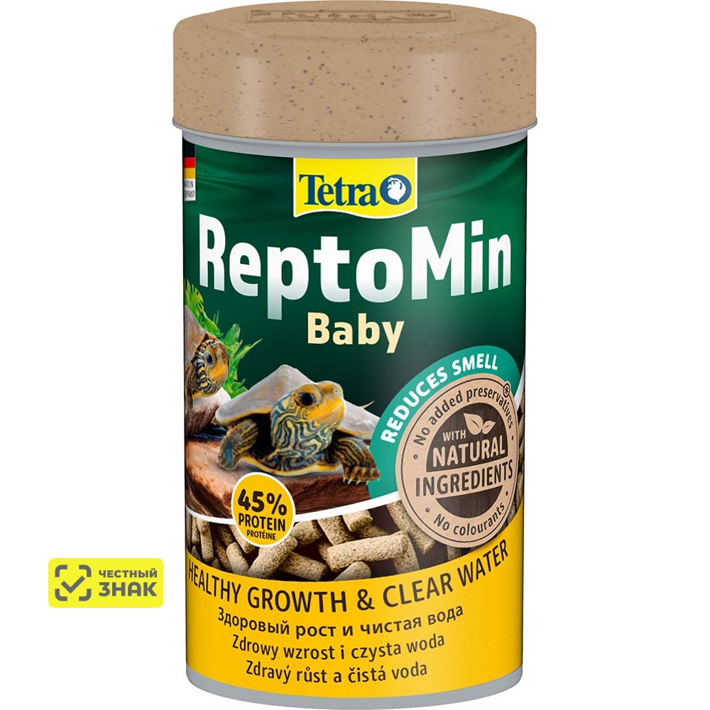 Tetra ReptoMin Baby Корм для молодых водных черепах, 100 мл