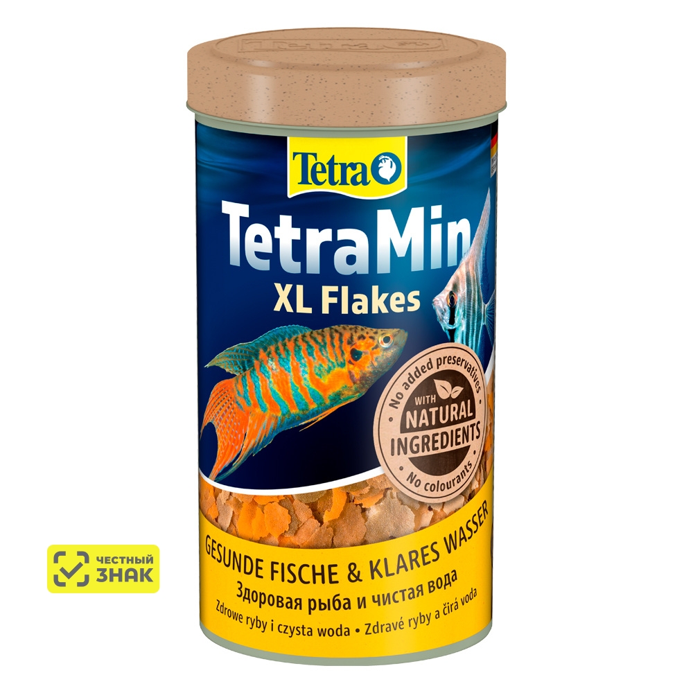 Tetra Min XL корм для рыб в крупных хлопьях, 500 мл