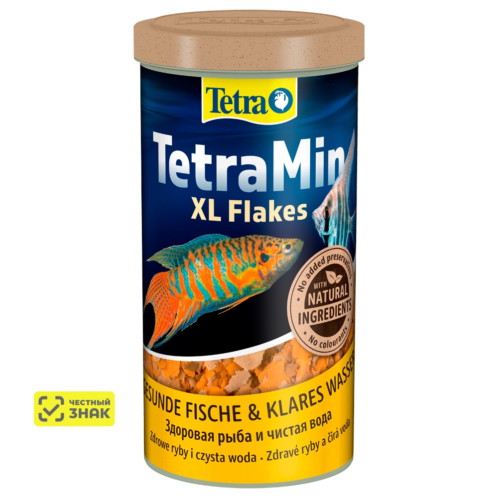 Tetra Min XL корм для рыб в хлопьях, 1 л