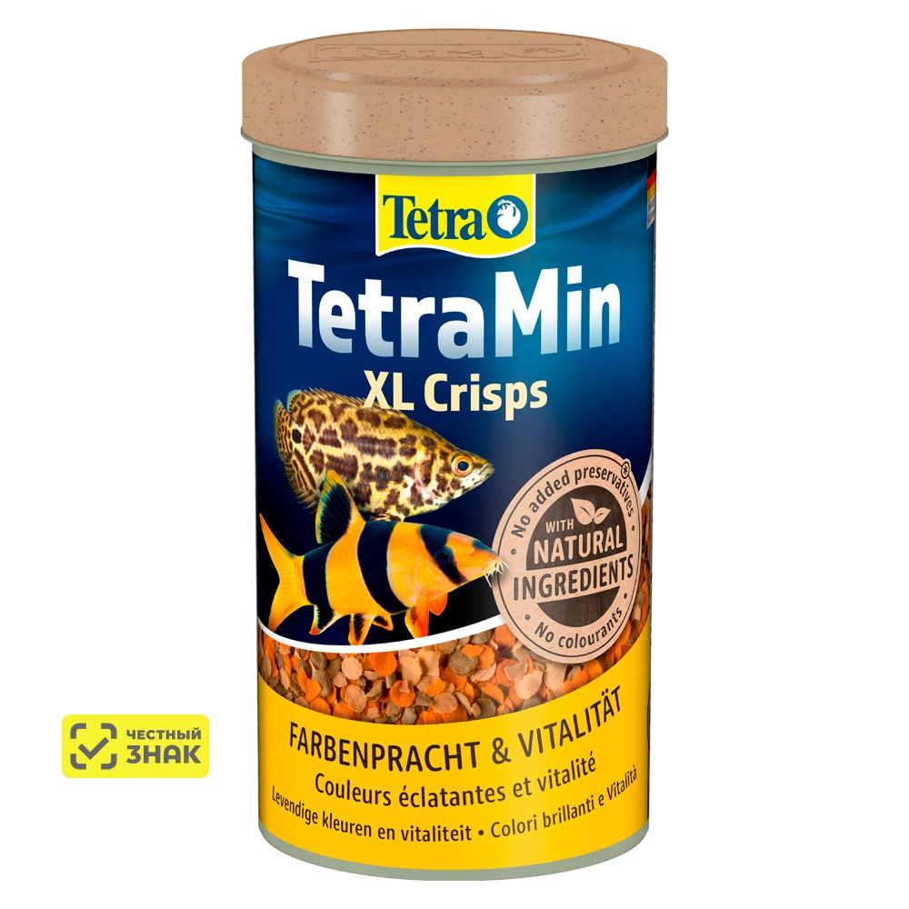 Tetra Min XL Crisps корм для рыб в крупных чипсах, 500 мл