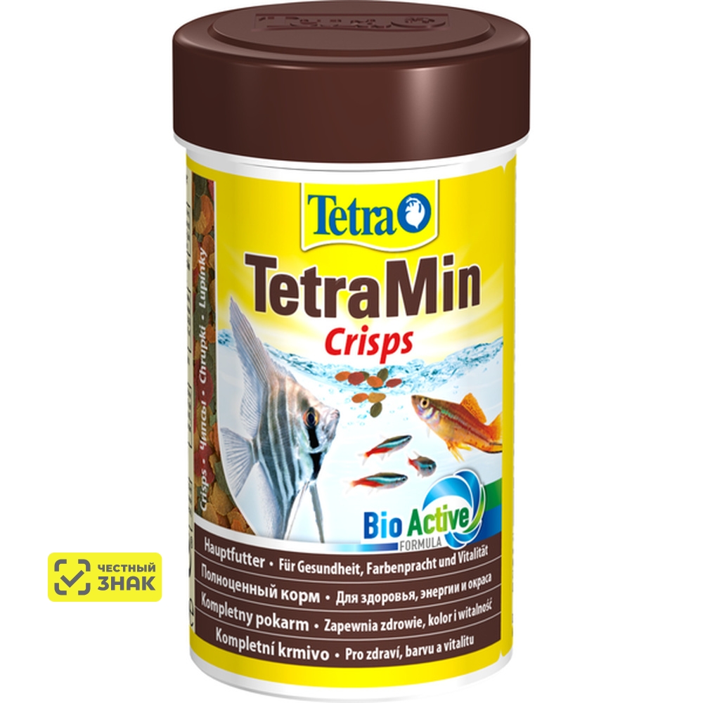 Tetra Min Crisps корм для рыб чипсы, 100 мл