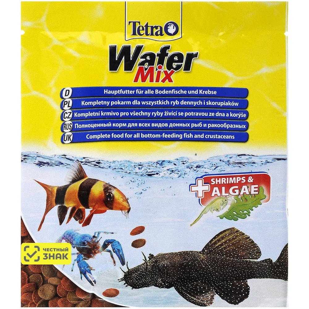 Tetra WaferMix корм для рыб в таблетках
