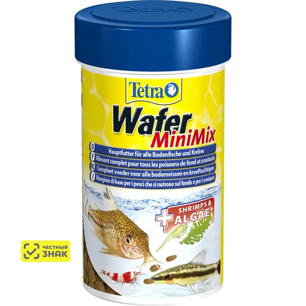 Tetra Wafer Mini Mix корм для рыб, 100 мл