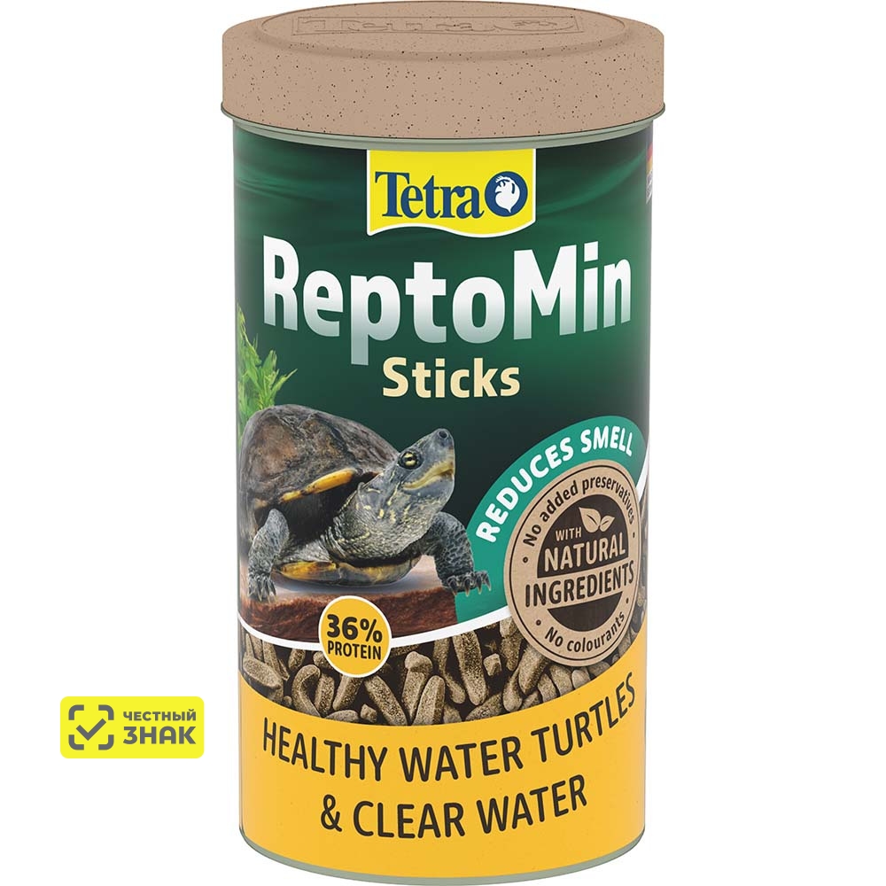 Tetra ReptoMin Корм в палочках для водных черепах, 500 мл