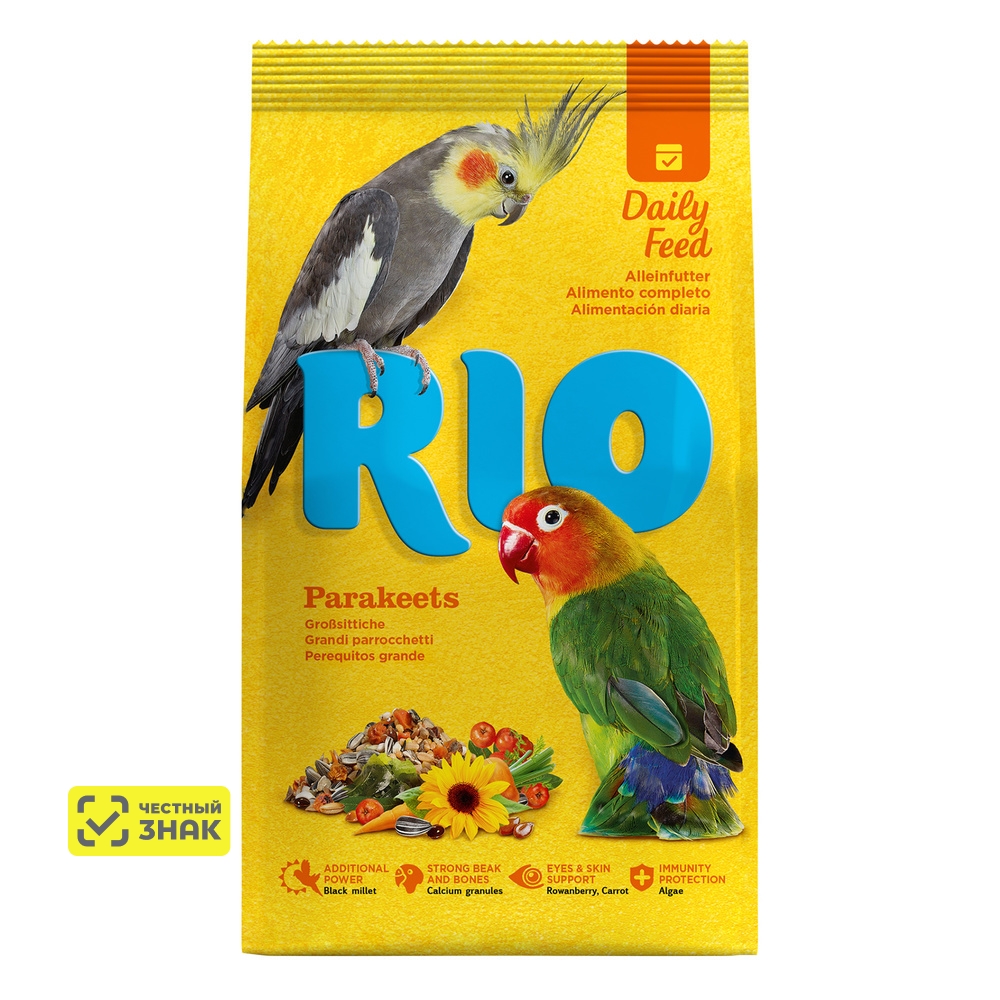 RIO Корм для средних попугаев, 500 гр.