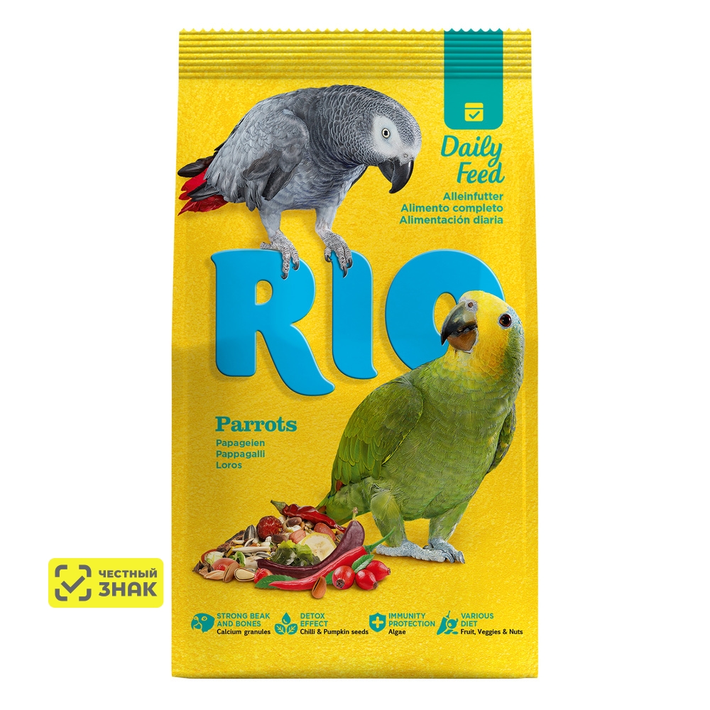 RIO Корм для крупных попугаев, 500 гр.