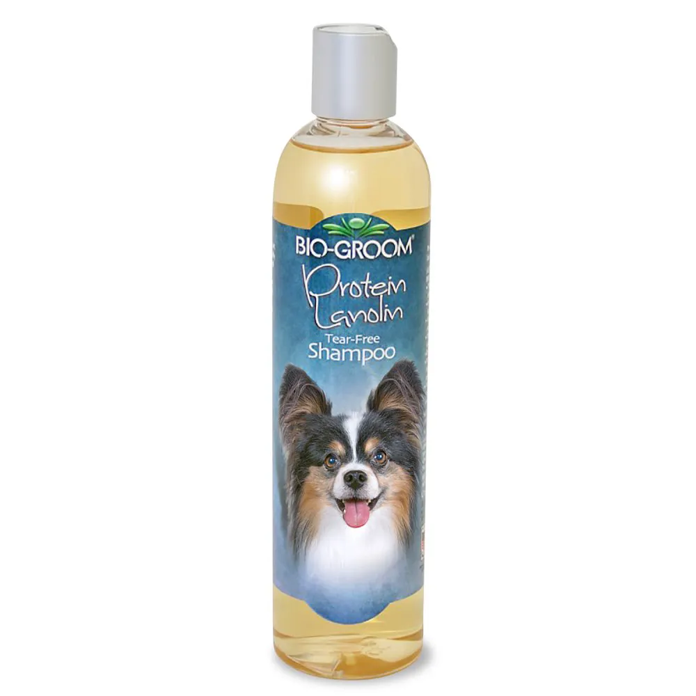 Bio-groom Protein Lanolin Увлажняющий шампунь с ланолином для собак и кошек, 355 мл