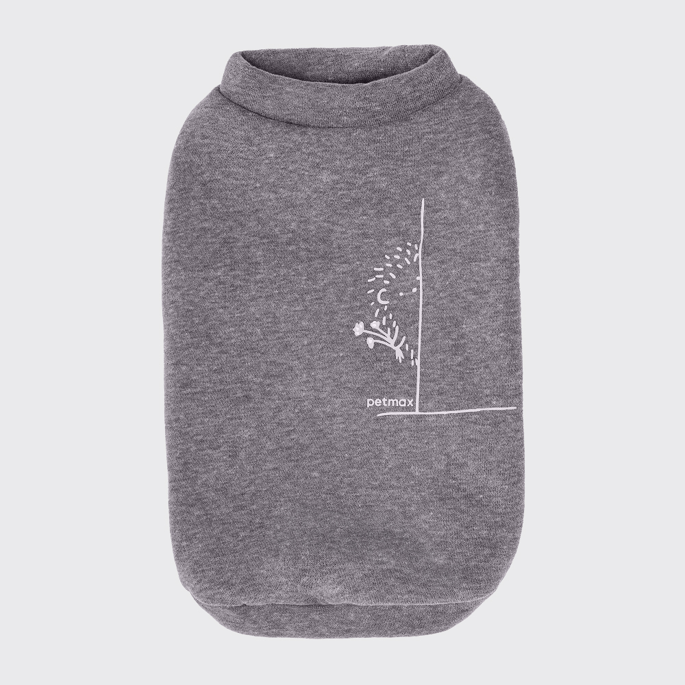 Petmax Petmax Толстовка с ежиком графит 5XL