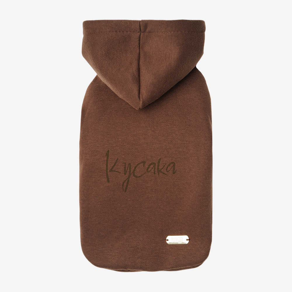 RURRI Rurri Толстовка с капюшоном коричневая XL