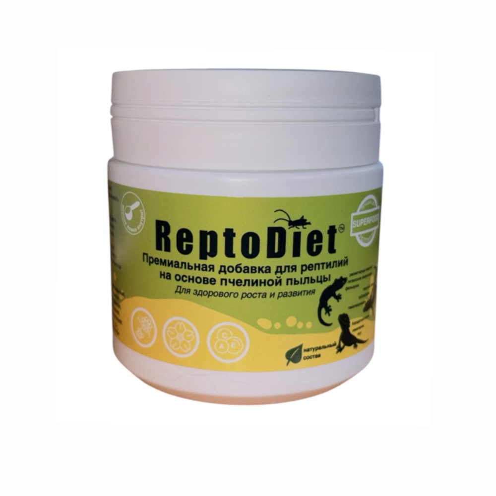 ReptoDiet Премиальная добавка на основе пчелиной пыльцы для рептилий, 50 гр