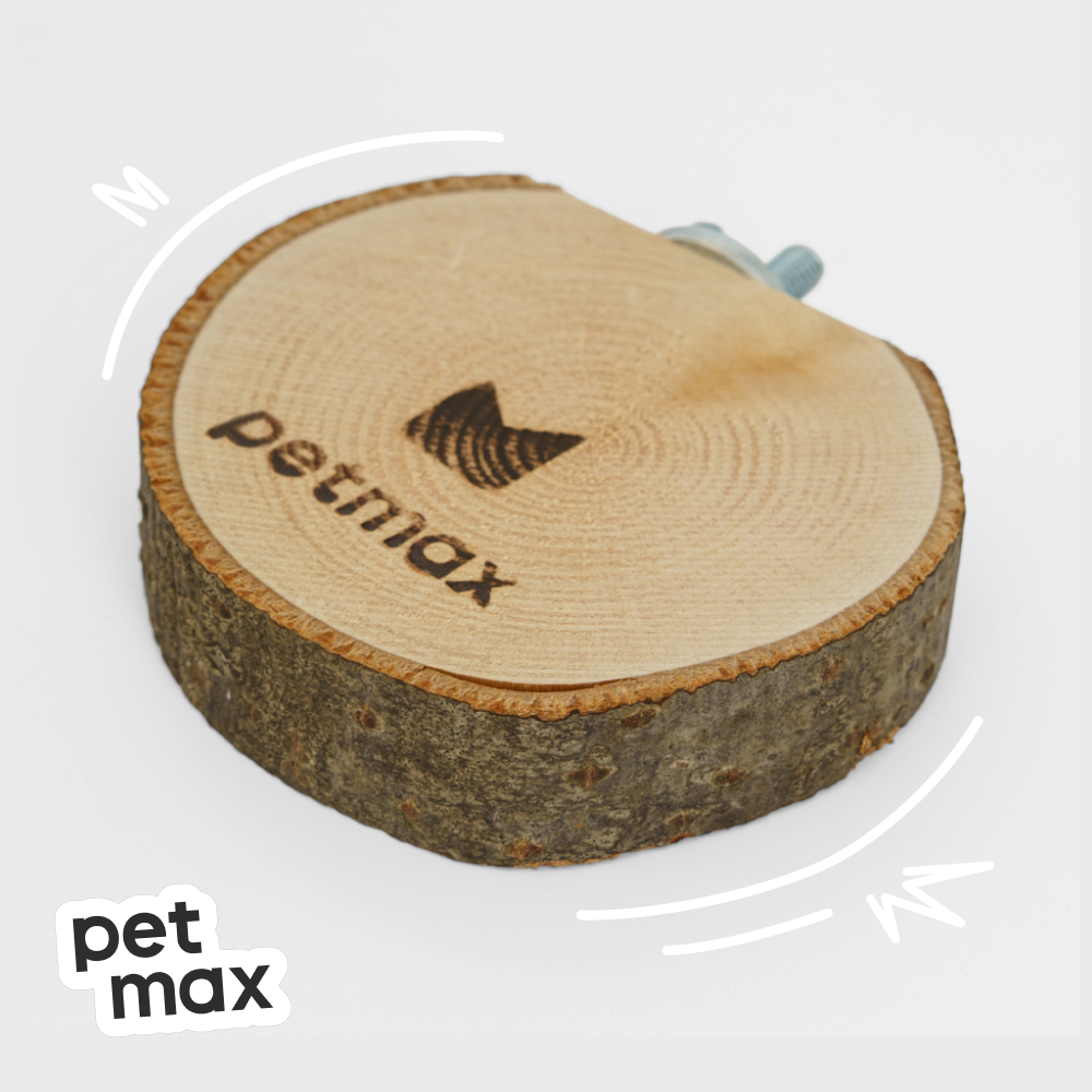 Petmax Полочка навесная для грызунов или птиц, диаметр 7 см