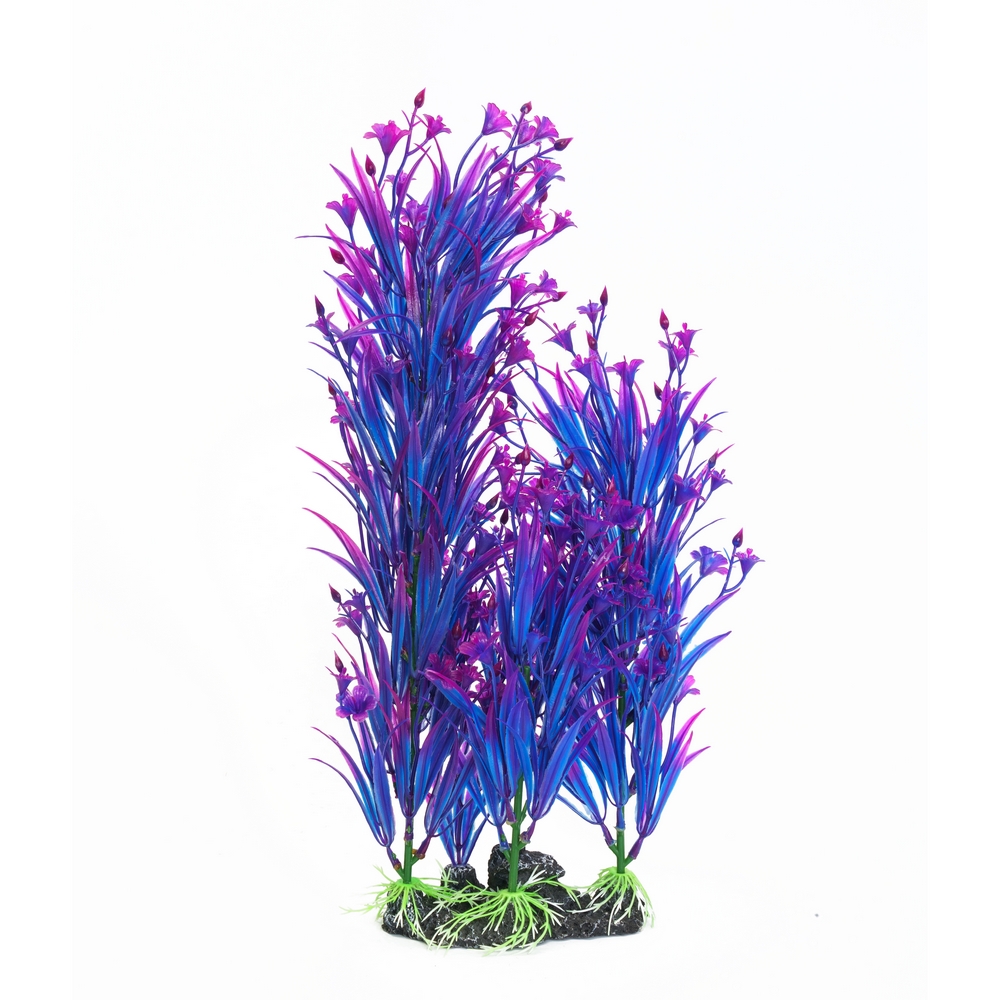 Aquafantasy Декор для аквариумов Растение фиолетовое, 14х8х40 см