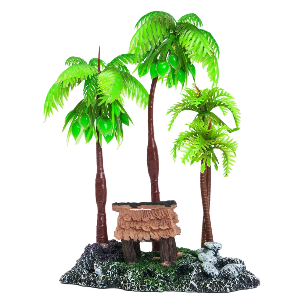 Aquafantasy Декор для аквариумов Пальмы, 12х8х17 см