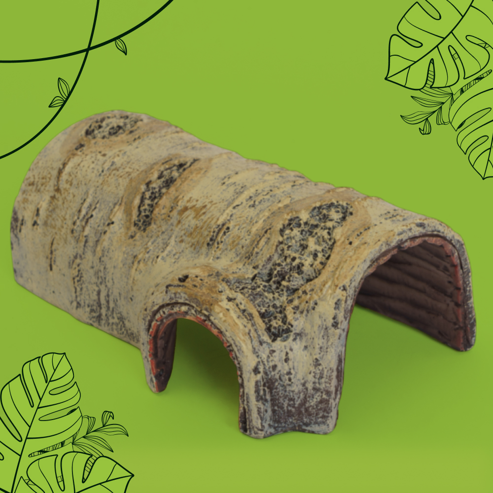WATERA REPTI Watera Repti Укрытие береза ствол 14,5x9x5см