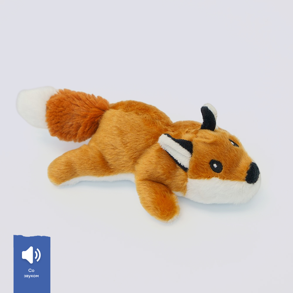 RURRI Игрушка для собак Лисичка, 18х13х5 см
