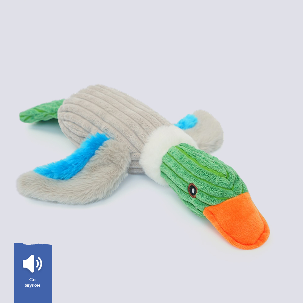 RURRI Игрушка для собак Утка, 47х33х6 см