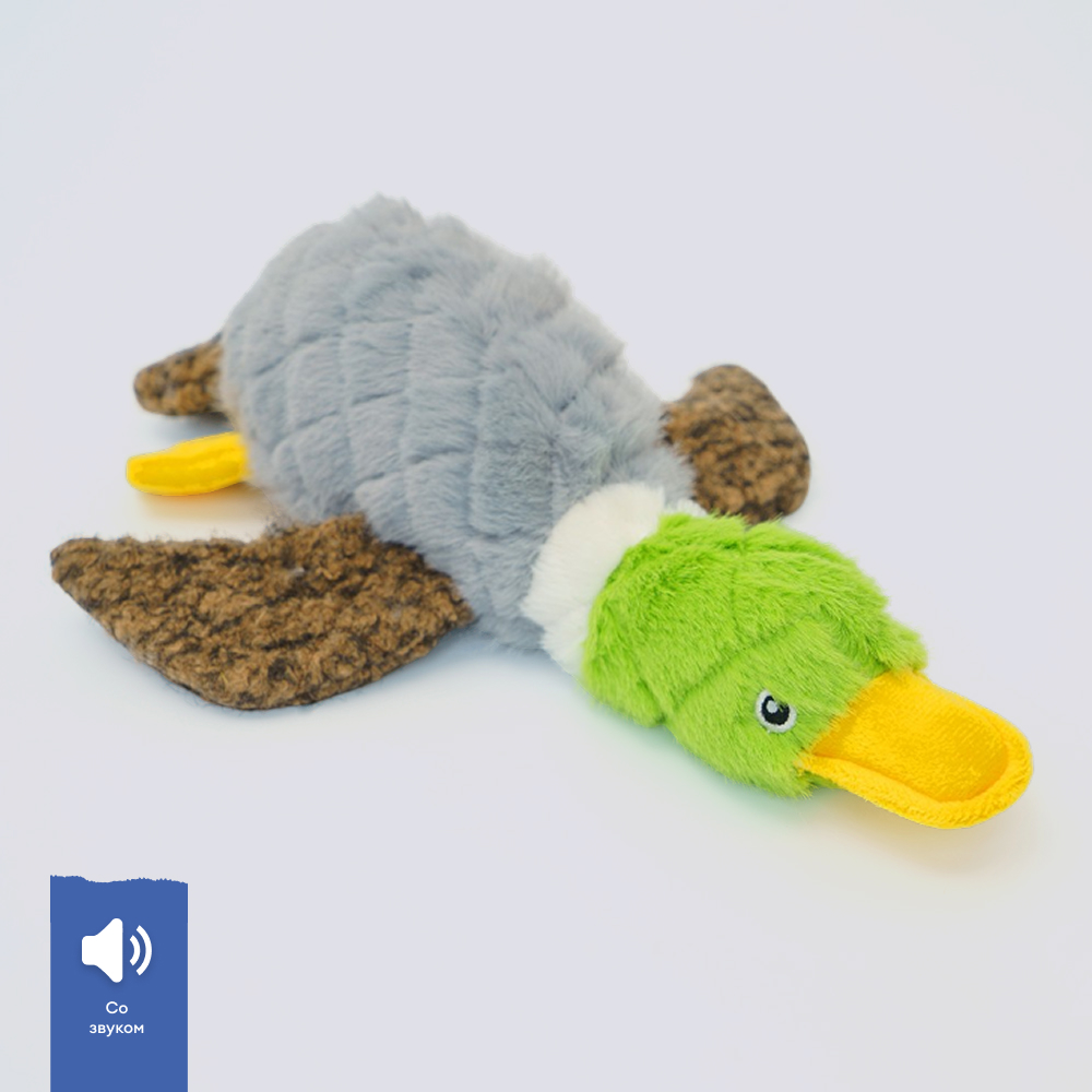 RURRI Игрушка для собак Утка, 40х27х8 см
