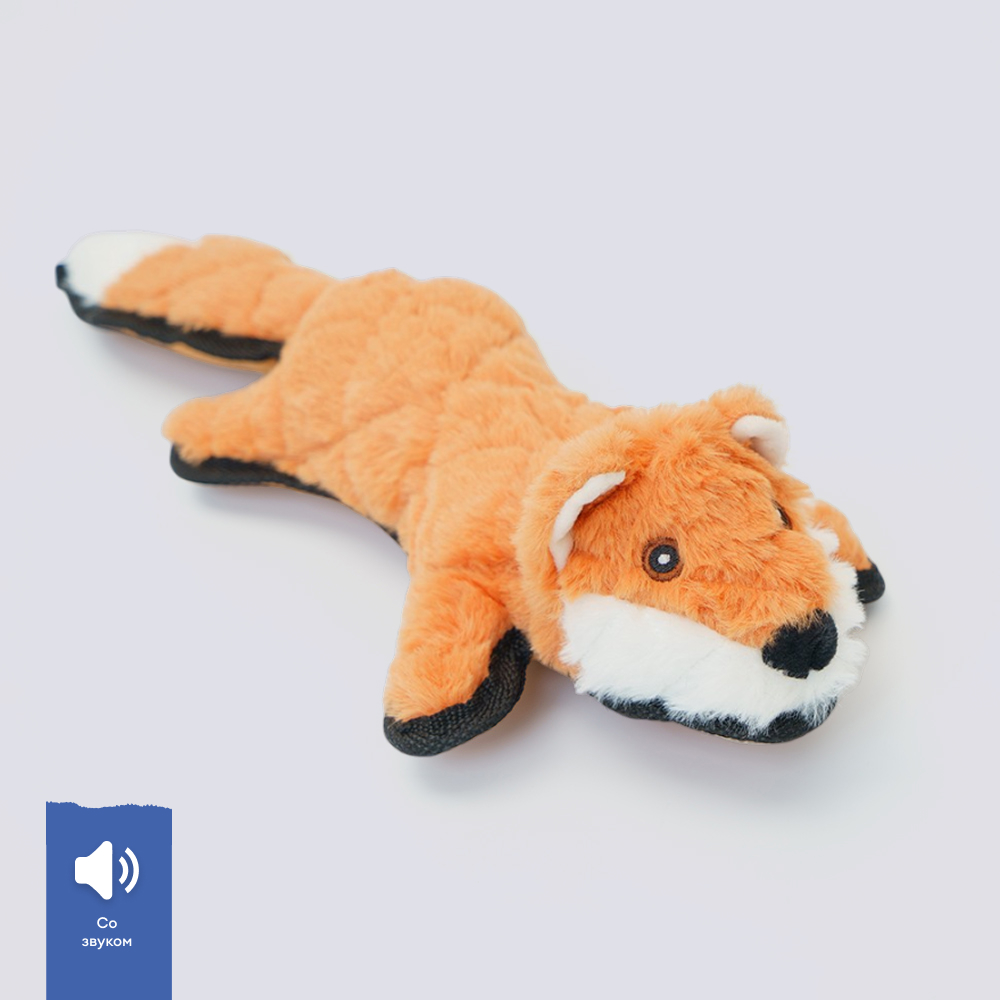 RURRI Игрушка для собак Лисица, 45х18х9 см