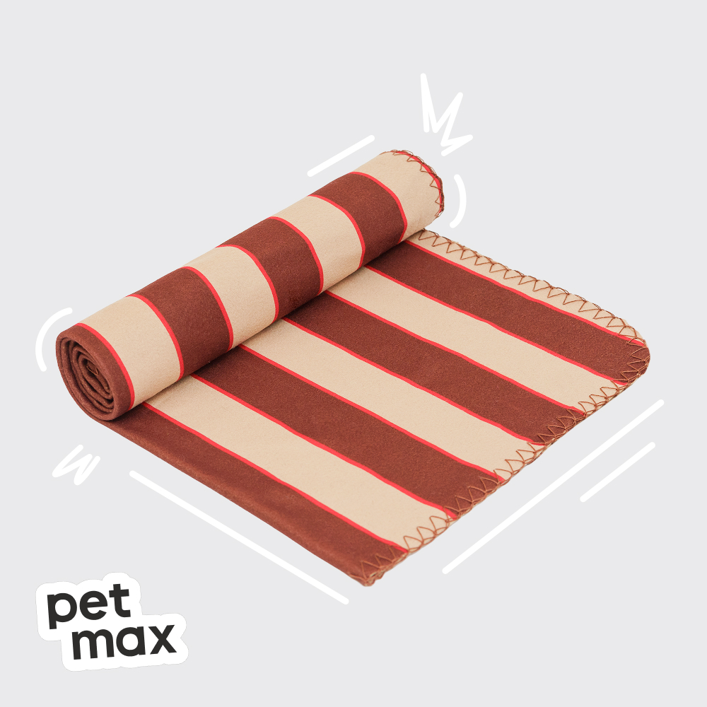 Petmax RURRI Плед в полоску 50х75см