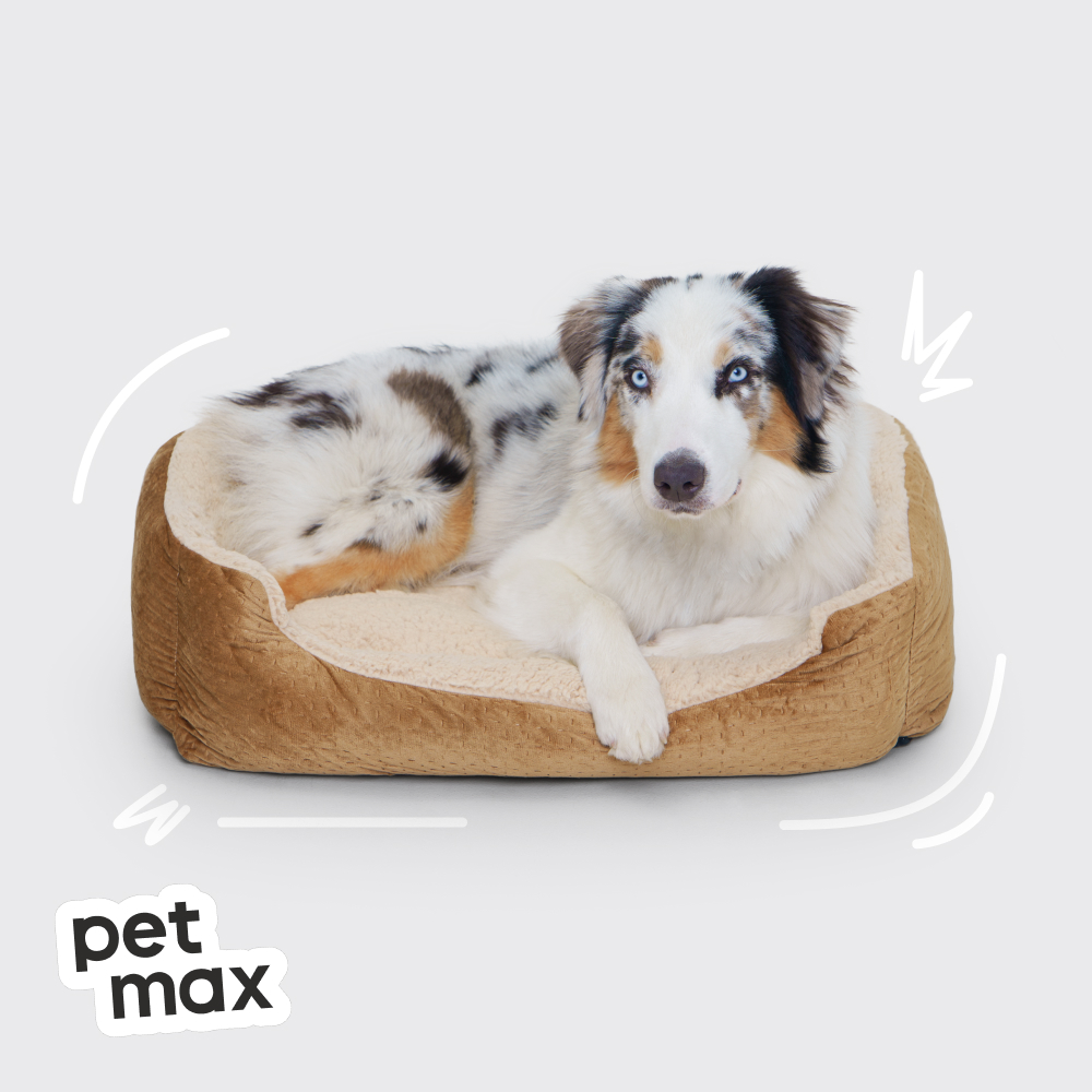 Petmax Petmax Лежак Крамбл 70х60см, коричневый