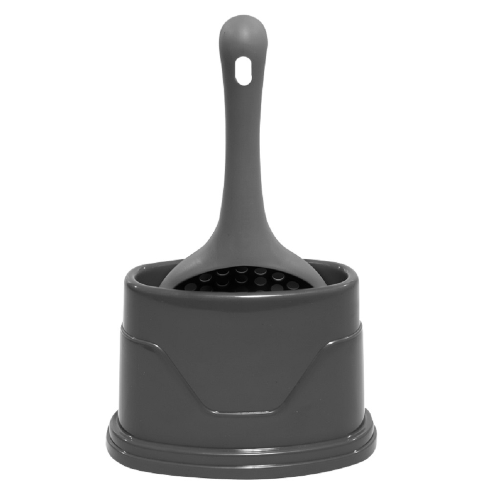 Triol Совок с подставкой для кошачьего туалета Hygiene, 27,5x17x9,5 см, серый