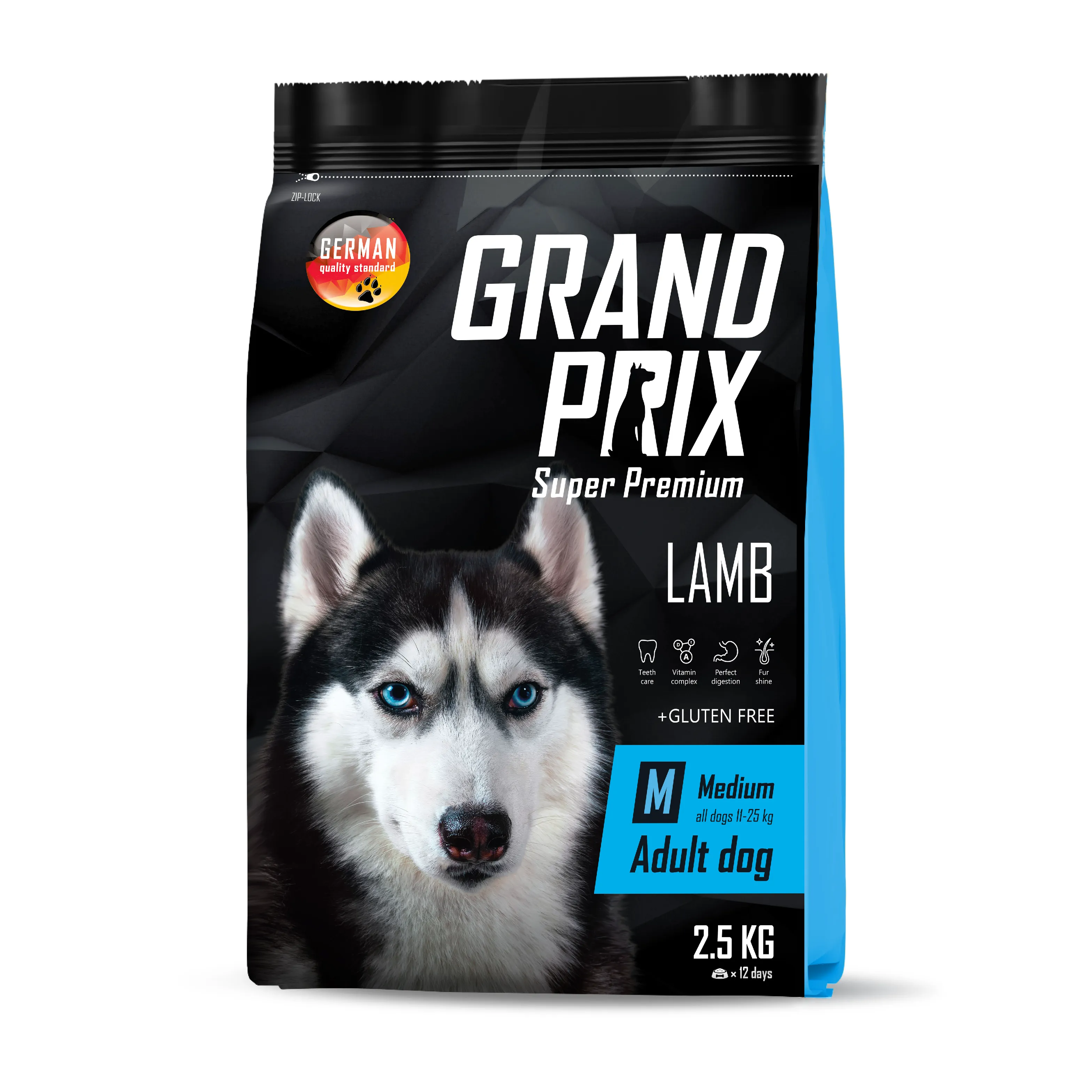  | Grand Prix Корм сухой для собак средних пород с ягненком 2,5 кг