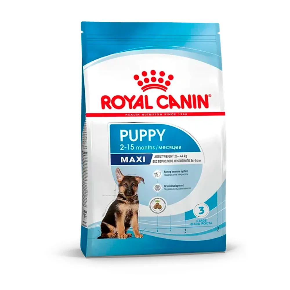  | Royal Canin Maxi Puppy Сухой корм для щенков крупных пород в возрасте от 2 до 15 месяцев, 3 кг