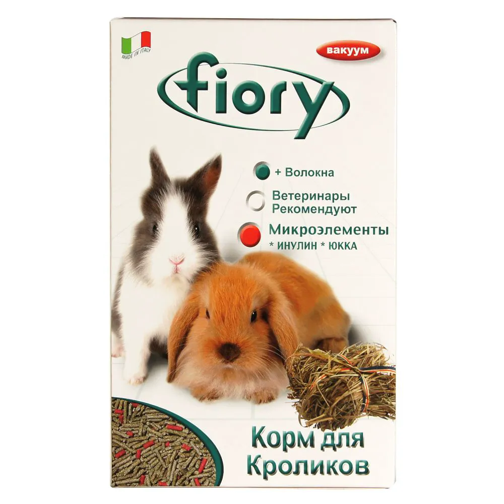 Fiory Pellettato Корм для кроликов гранулированный, 850 гр.