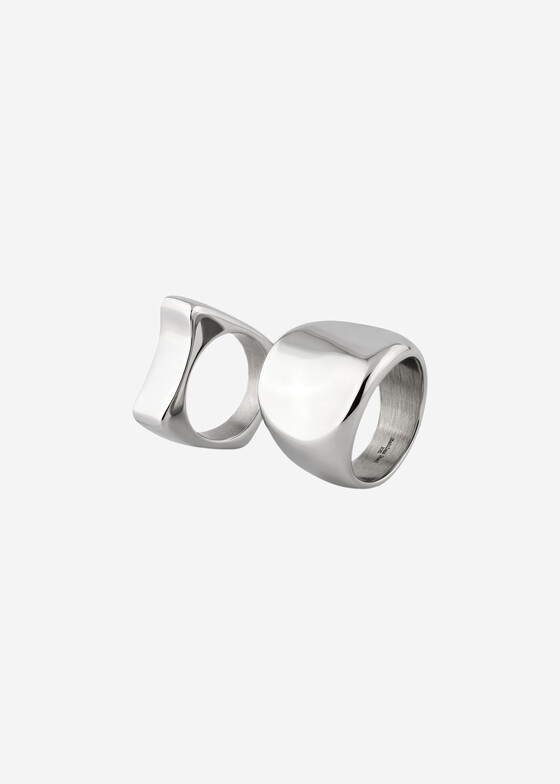 Сеты колец OMUT Сет из двух массивных цельнолитых колец из стали