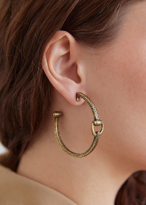 Серьги-кольца Fiore di Firenze Серьги-кольца из латуни CAVALLO