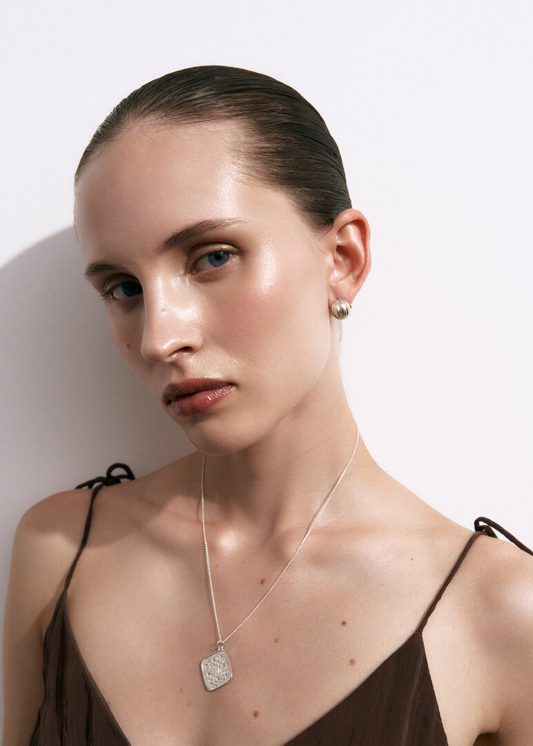 silver earrings «Oreshki»