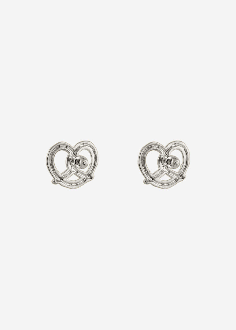 stud earrings silver «Тебе и мне»