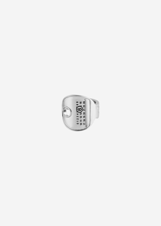 Каффы MM6 Maison Margiela Серебристый кафф-ключ