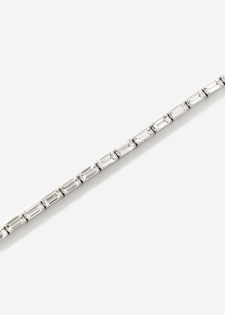 Браслет из белого золота с бриллиантами